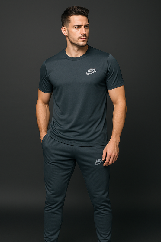 Men’s Signature Nike Gray Tracksuit Set Aasan Wear
