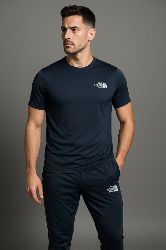 Men’s Signature North Face BLue Tracksuit Set