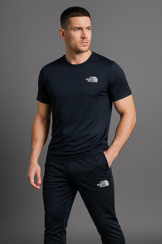 Men’s Signature North Face BLue Tracksuit Set